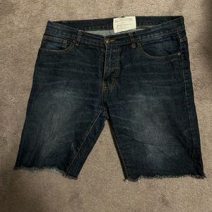 Denim shorts